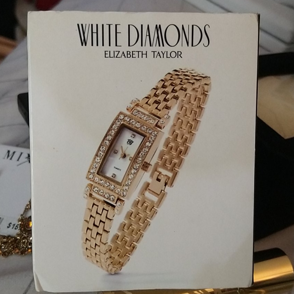 White Diamonds watch (Elizabeth Taylor)